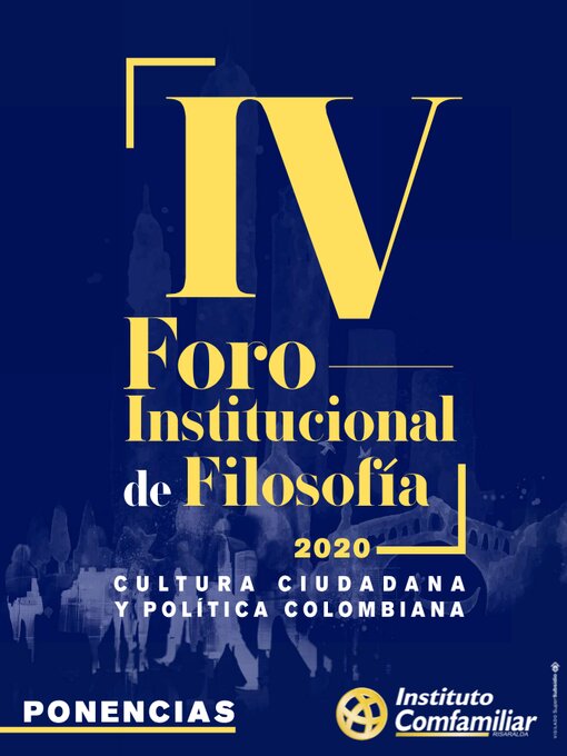 Cover image for IV foro institucional de filosofía